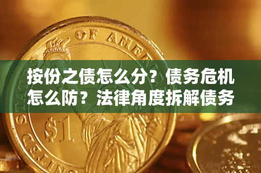 武汉按份之债怎么分？债务危机怎么防？法律角度拆解债务分配与风险自保指南