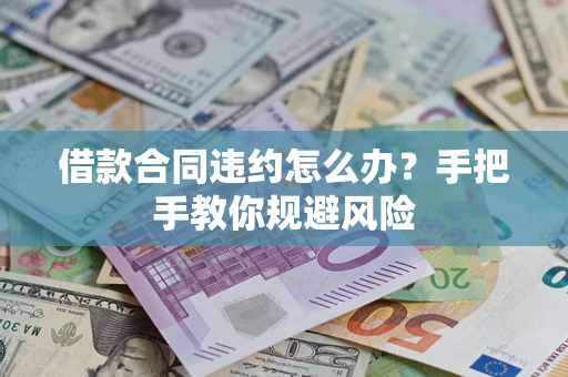 武汉借款合同违约怎么办？手把手教你规避风险