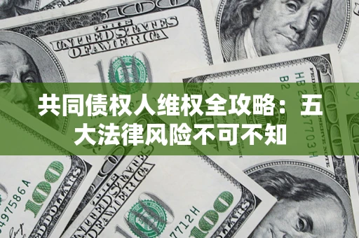 武汉共同债权人维权全攻略：五大法律风险不可不知