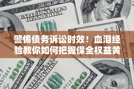 武汉警惕债务诉讼时效！血泪经验教你如何把握保全权益黄金期