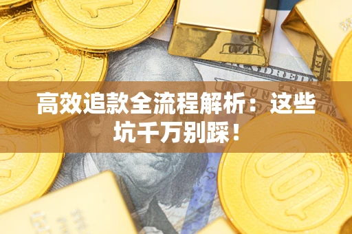 武汉高效追款全流程解析：这些坑千万别踩！