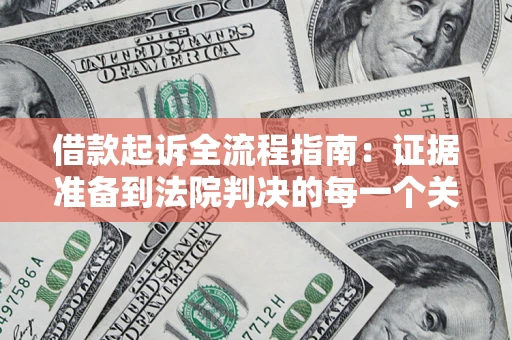 武汉借款起诉全流程指南：证据准备到法院判决的每一个关键步骤