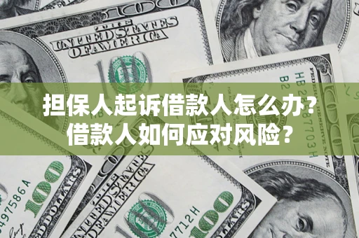 武汉担保人起诉借款人怎么办？借款人如何应对风险？