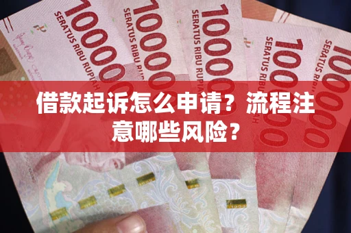 武汉借款起诉怎么申请？流程注意哪些风险？