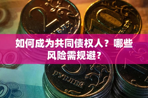 武汉如何成为共同债权人？哪些风险需规避？